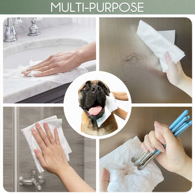 WOWOTEX towel cleaning baby face showing gentle care and safe use for infants