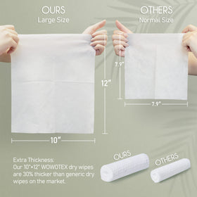 WOWOTEX close-up texture of viscose fiber highlighting soft absorbency
