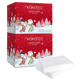 WOWOTEX front packaging showing 120-count boxes and product details, clean convenience