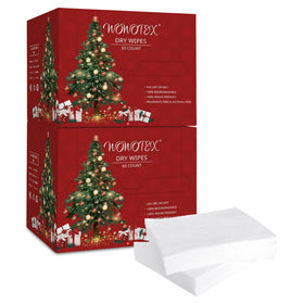 WOWOTEX front packaging showing 120-count biodegradable wipes and convenience