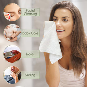 WOWOTEX removing makeup illustrating effective gentle facial cleansing