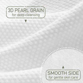 WOWOTEX single towel flat display showing full 10x12 size benefit coverage