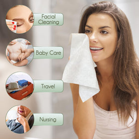 WOWOTEX towels packed inside travel kit demonstrating portability and convenience