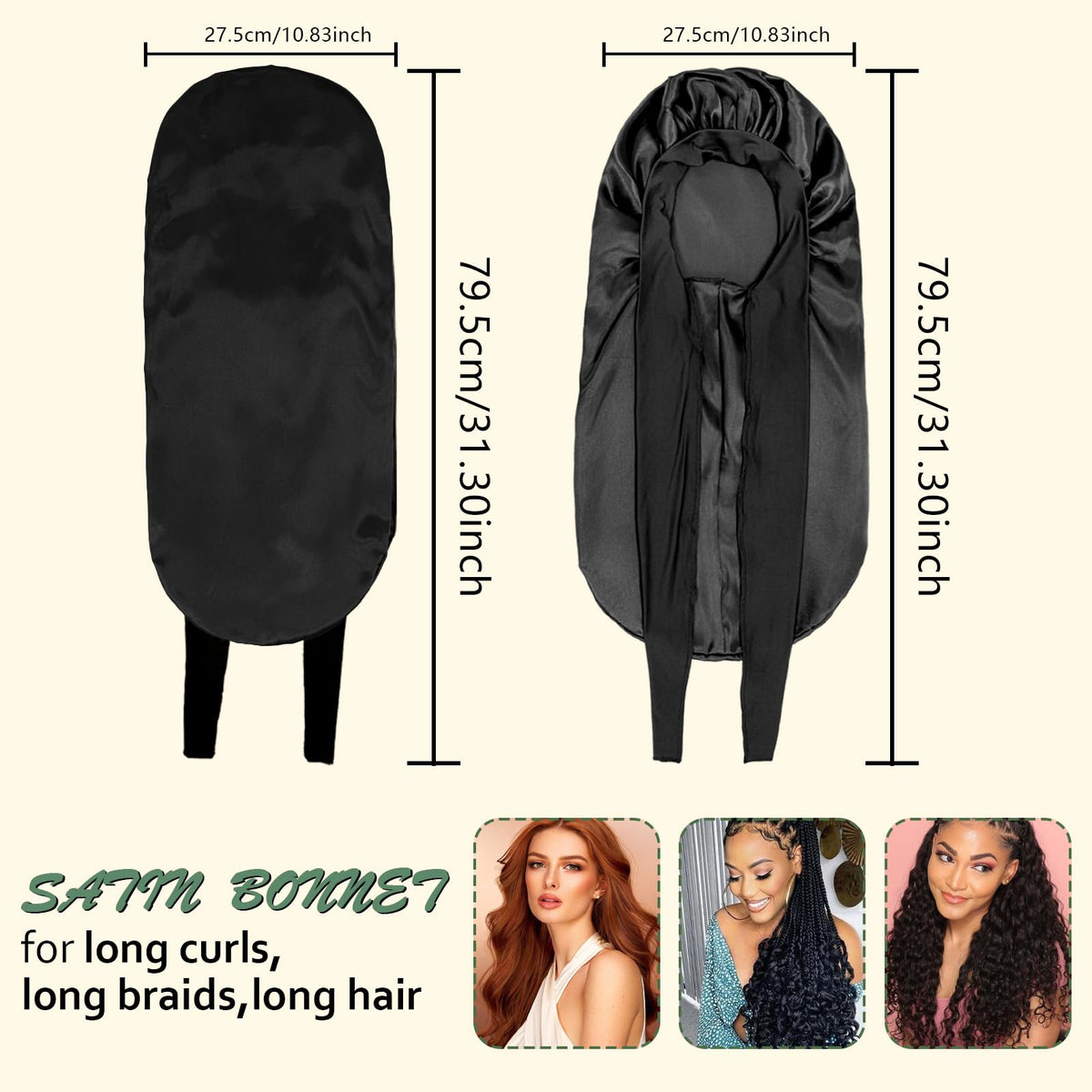 WOZUTUNT before and after hair composite highlighting improved split ends and shine