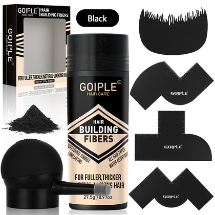 WOZUTUNT front packaging showing complete thickening fibers kit benefit instant confidence