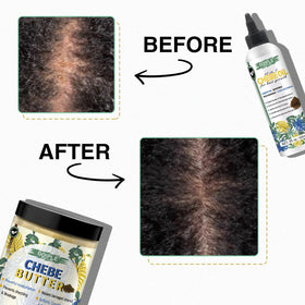 WOZUTUNT lifestyle woman with braid using product to maintain protective styles and softness