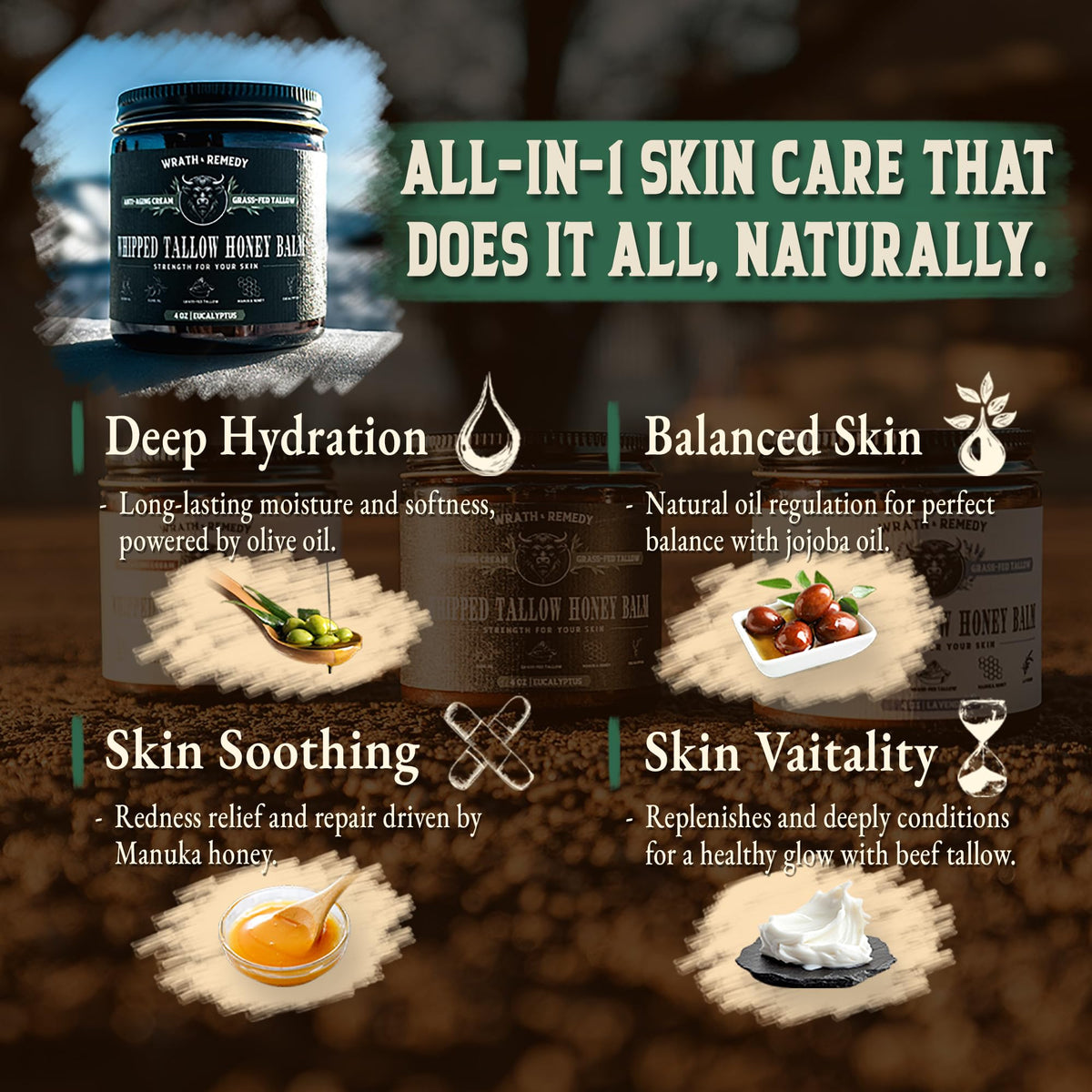 Wrath & Remedy used as lip balm showing smoothing and protective benefit