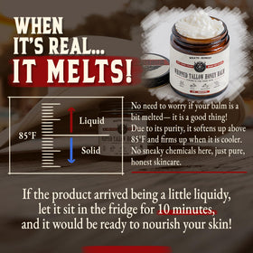Wrath & Remedy 4 oz jar next to a hand for scale, showing travel-friendly moisturizer size