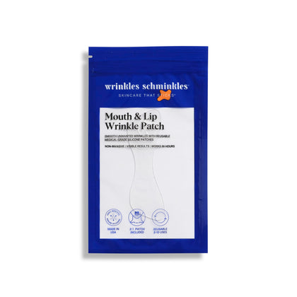 Wrinkles Schminkles front packaging showing product and clear patch benefit