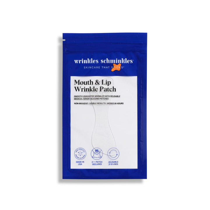 Wrinkles Schminkles front packaging showing product and clear patch benefit