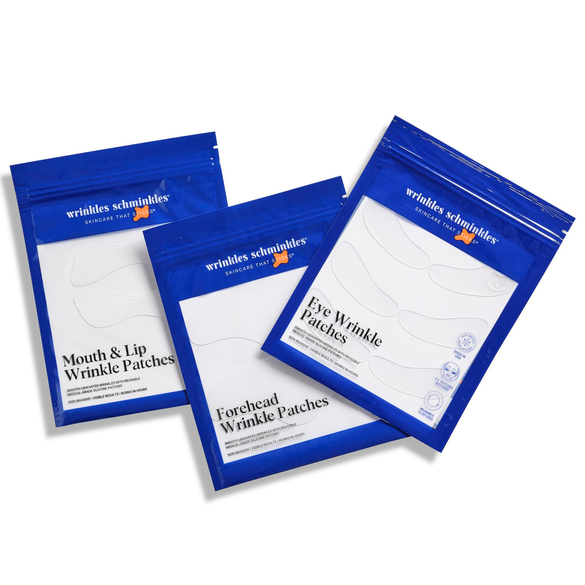 Wrinkles Schminkles front packaging showing kit and branding benefit convenient set