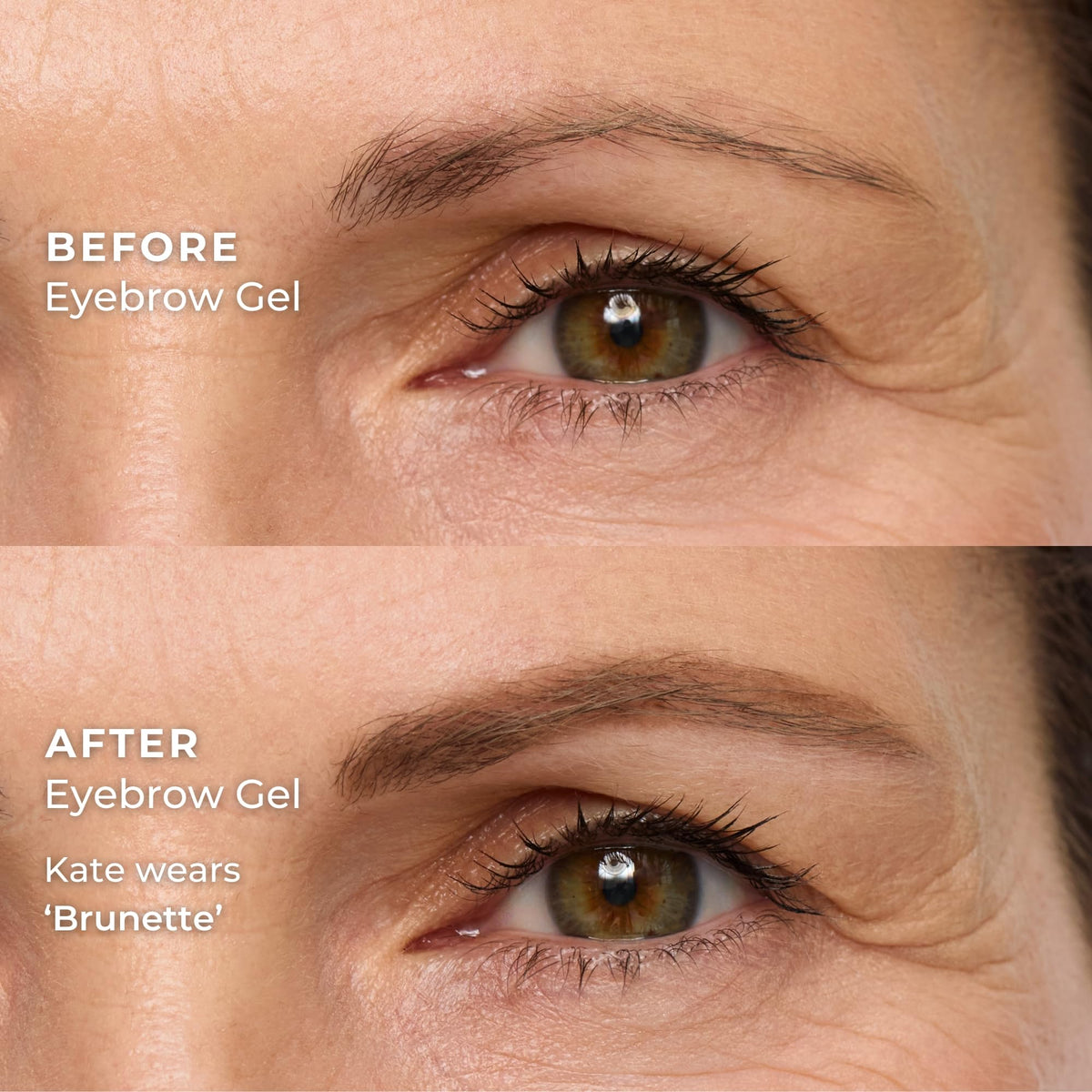WUNDERBROW Brunette swatch texture displaying fibers and rich color for buildable coverage