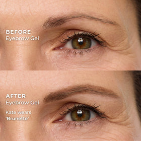 WUNDERBROW Brunette swatch texture displaying fibers and rich color for buildable coverage