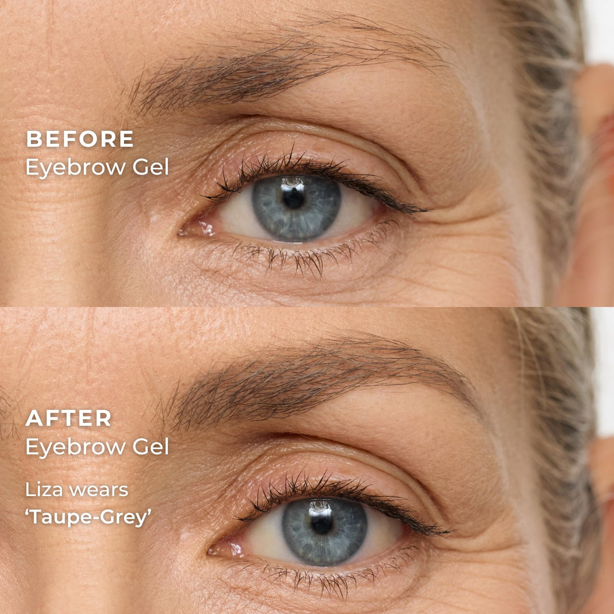 WUNDERBROW dual precision brush close-up creating precise eyebrow strokes