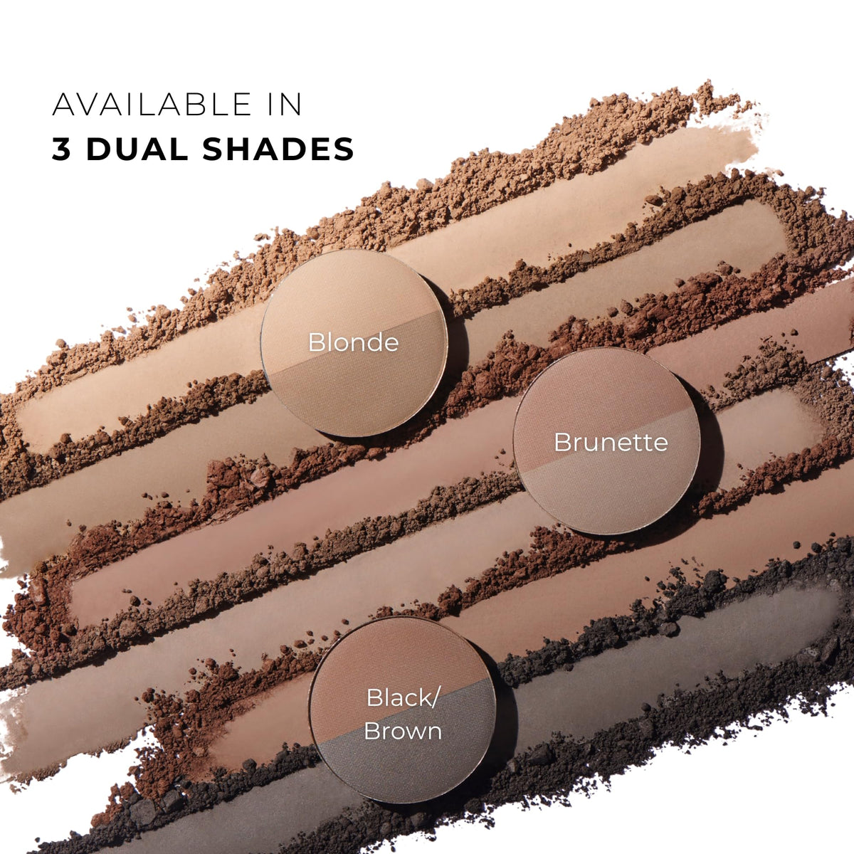 WUNDERBROW compact inside a travel clutch demonstrating portability and convenience