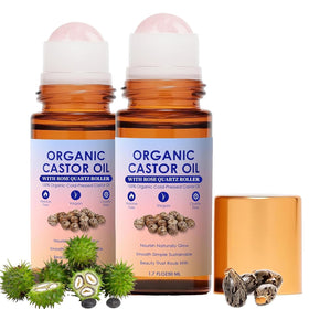 WXZTC front packaging showing rose quartz roller and amber bottle protecting oil