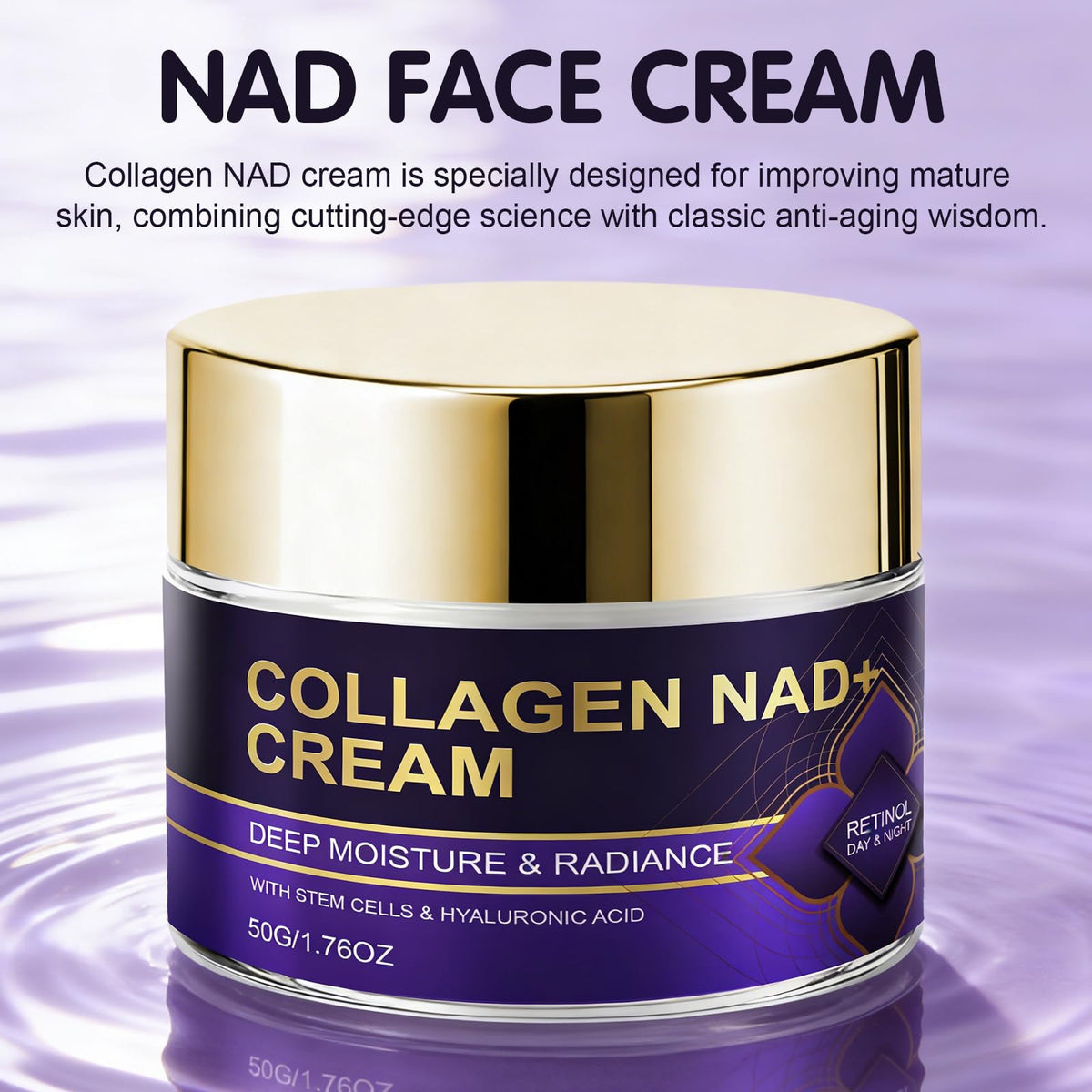 Xaninp texture close-up revealing creamy consistency benefit: shows hydration-rich formula