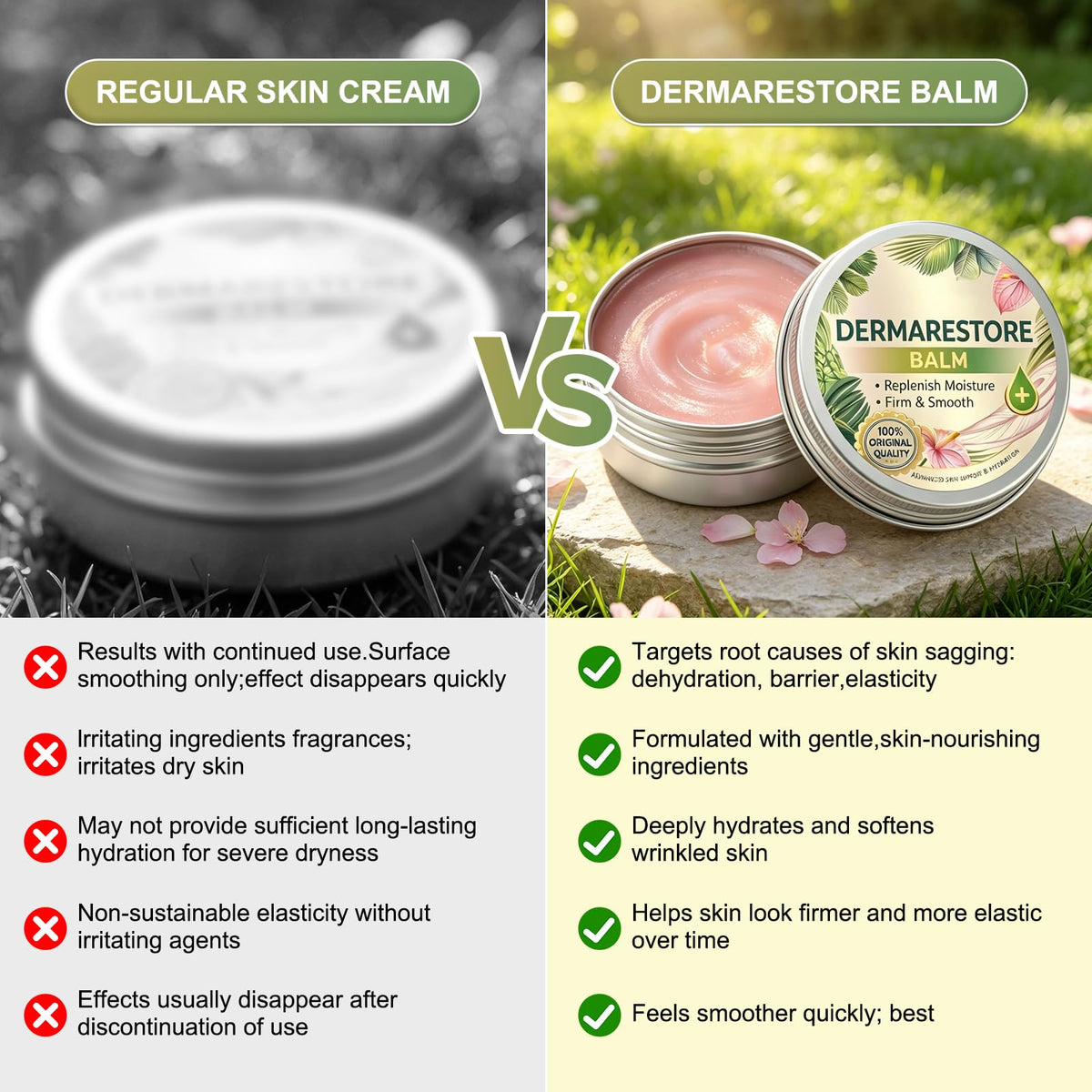 XBEGIX botanical ingredients display highlighting natural plant-based formula