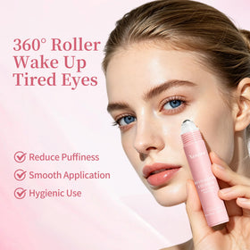 Xenjura metal roller close-up providing cooling massage and precise application