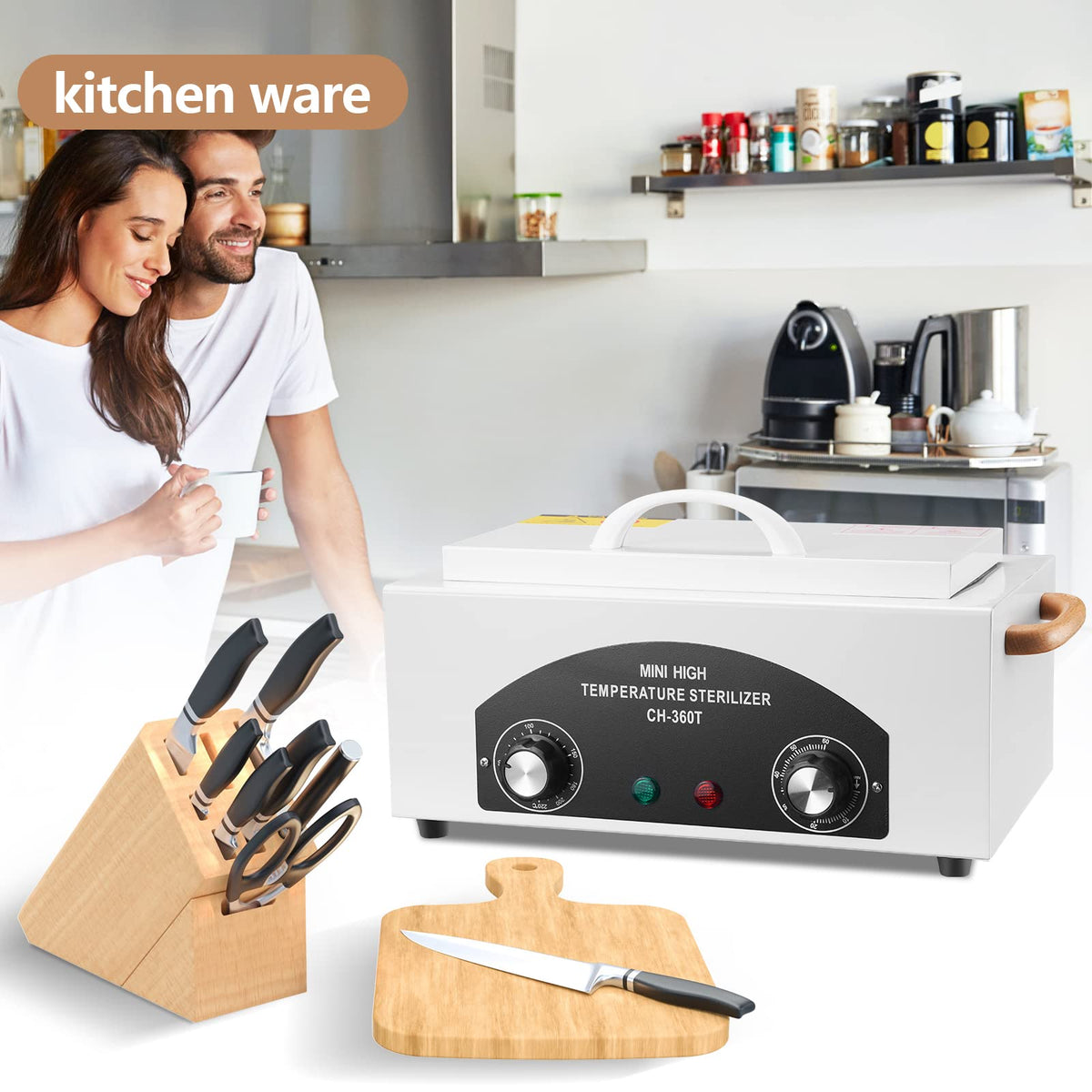 XESSCARE built-in handle and stable base showing portability and safe placement benefit