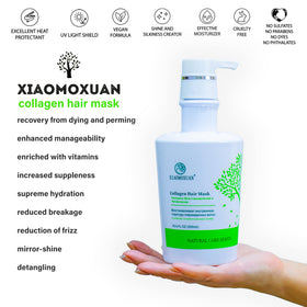 Xiaomoxuan tea tree oil ingredient bottle highlighting scalp soothing