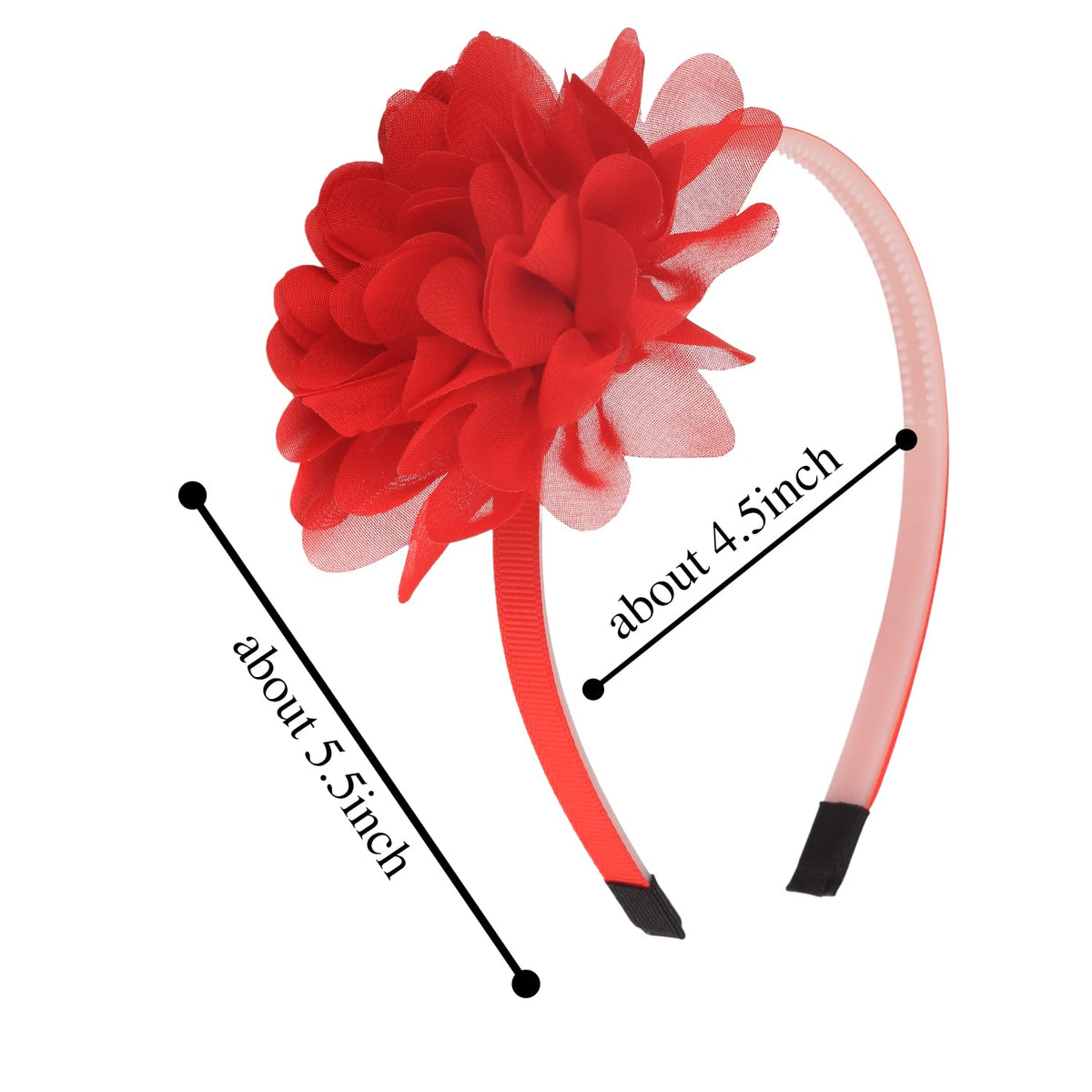 XIMA close-up of headband teeth and ribbon showing grip and smooth edges for secure hold