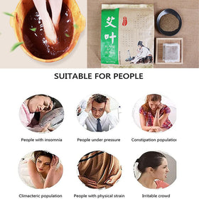XINANDYAO foot bath in use with sachet steeping in warm water for relaxing soak