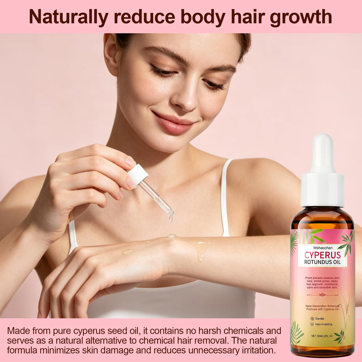 XINHAOLIN oil texture on hand demonstrating fast absorption