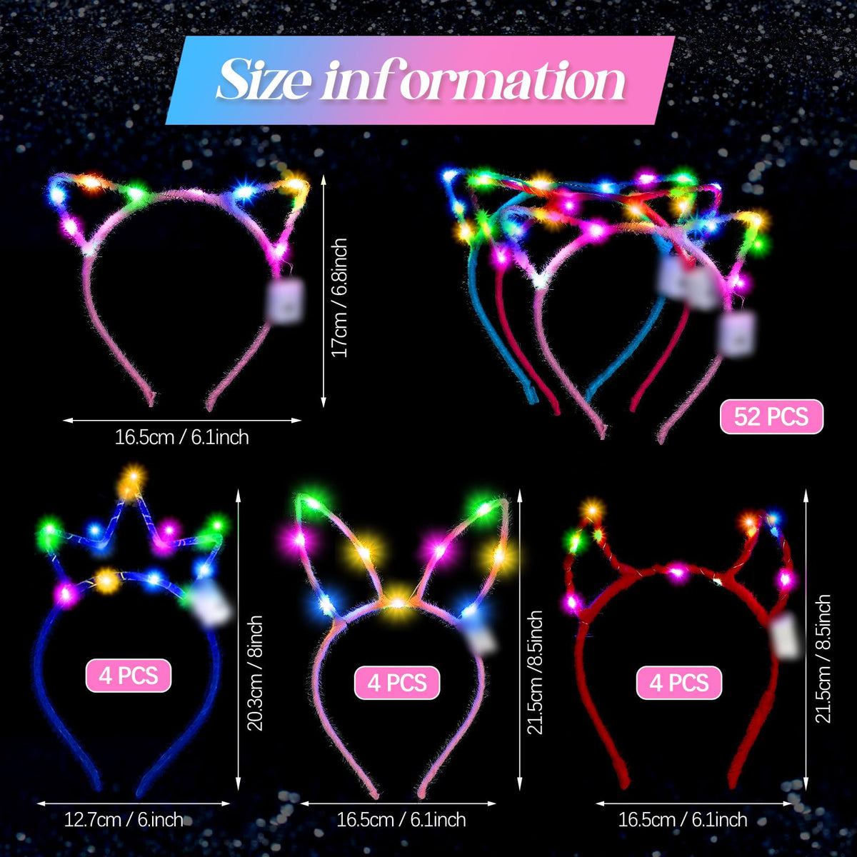 Xinnun cat ear close-up highlighting LED strip and fabric finish for durable glow