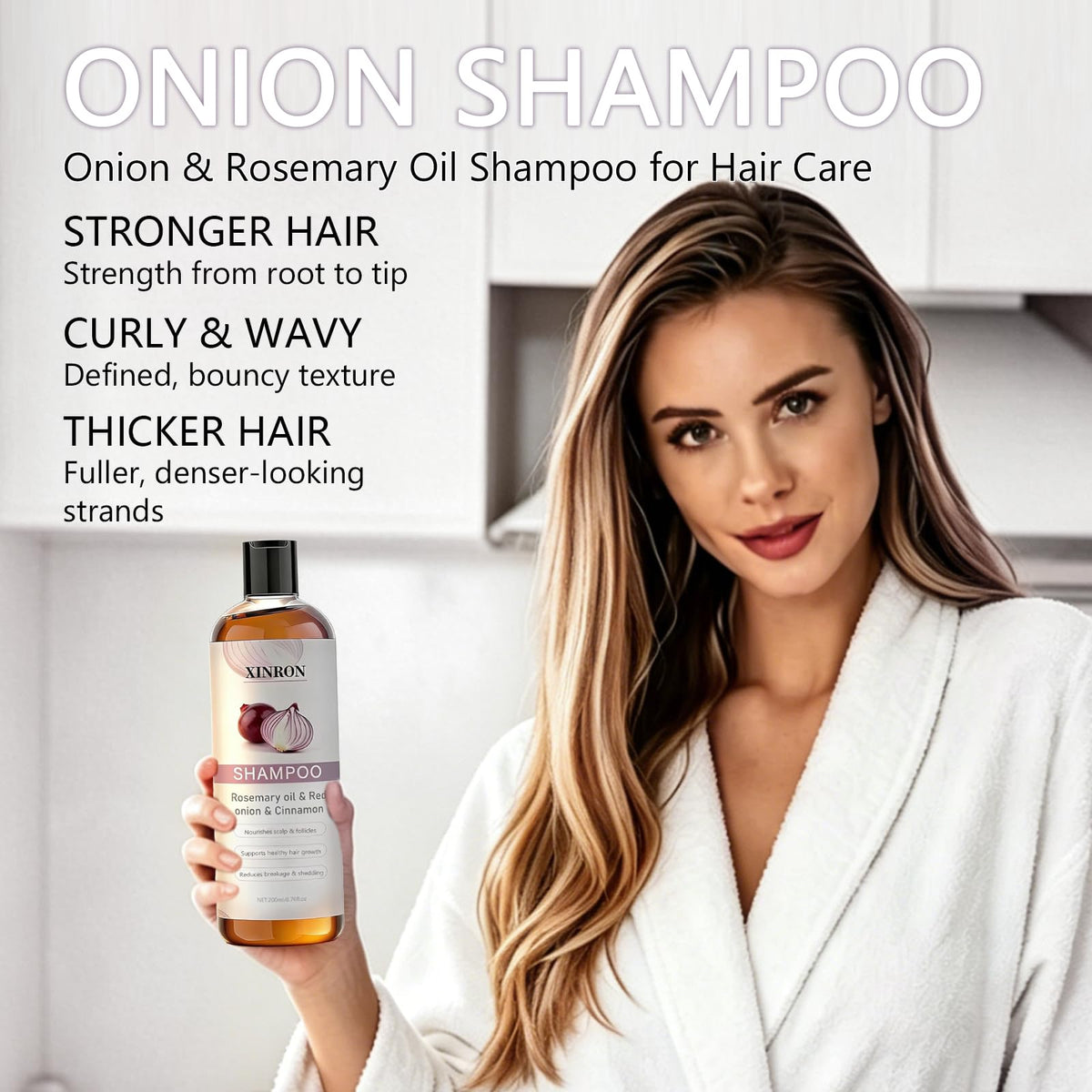 XINRON creamy lather texture demonstrating gentle cleansing action