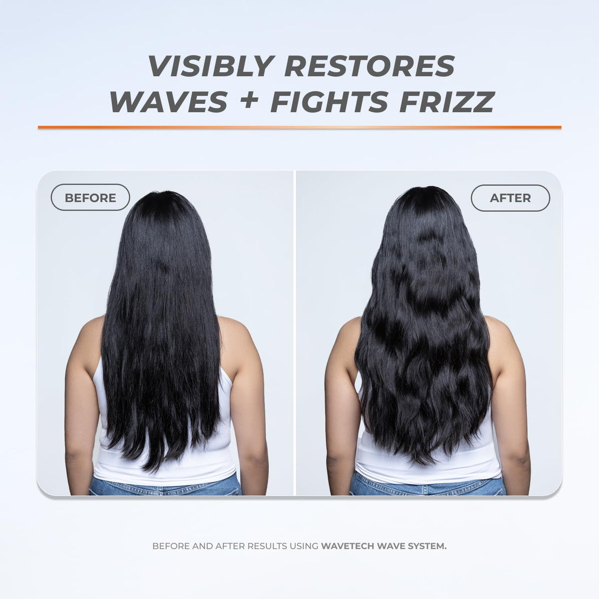 XMONDO before and after wave definition showing improved shape