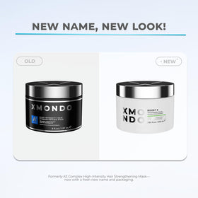 XMONDO creamy mask texture close-up demonstrating rich hydration