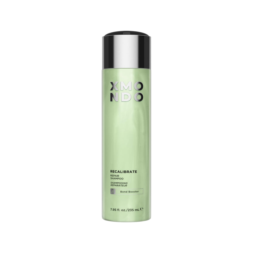 XMONDO front packaging showing the bond repair shampoo benefits