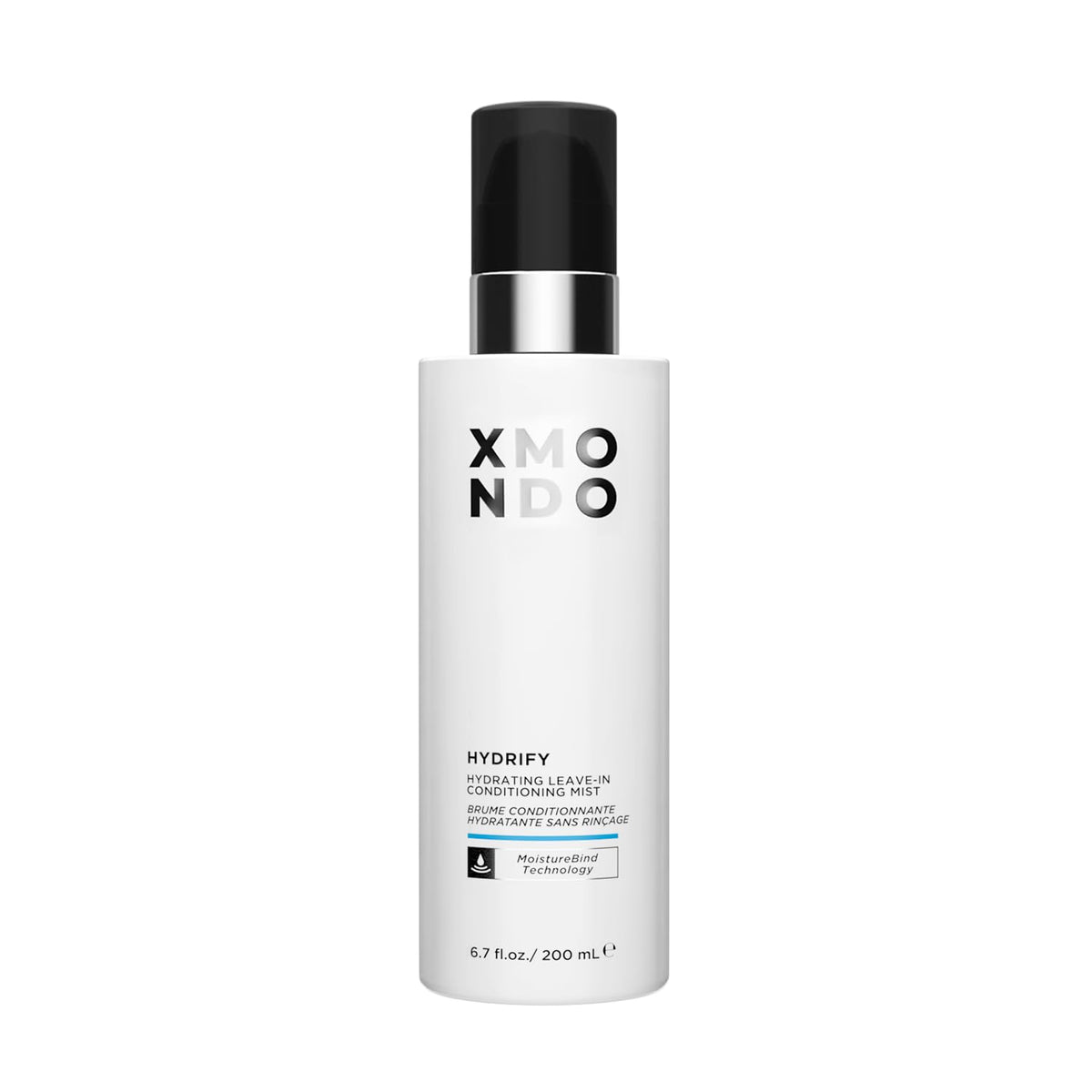 XMONDO front packaging showing Hydrify mist and size benefits
