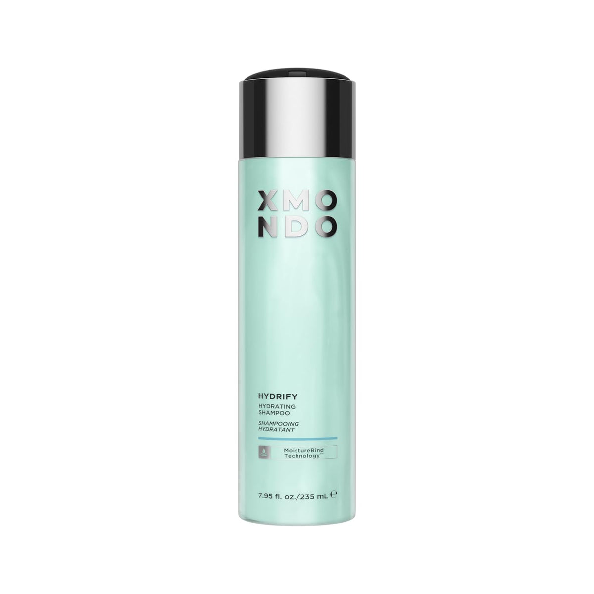 XMONDO Hydrify bottle front view showing label and glossy hydration benefits
