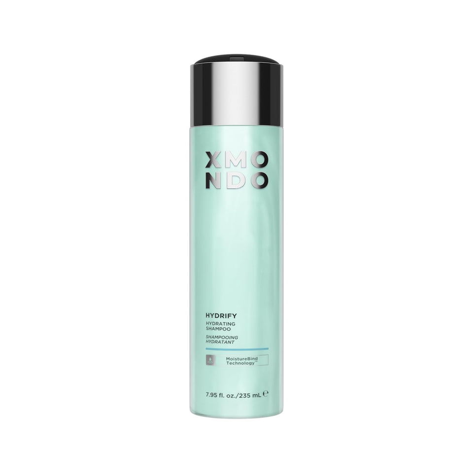 XMONDO Hydrify bottle front view showing label and glossy hydration benefits