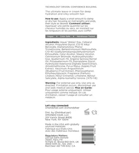 XMONDO label close-up showing vegan, sulfate-free ingredient benefits