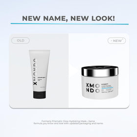 XMONDO Hydrify open jar revealing creamy hydrating mask texture