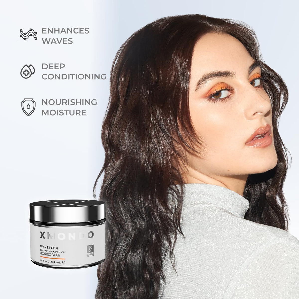 XMONDO creamy mask texture close-up illustrating rich moisture
