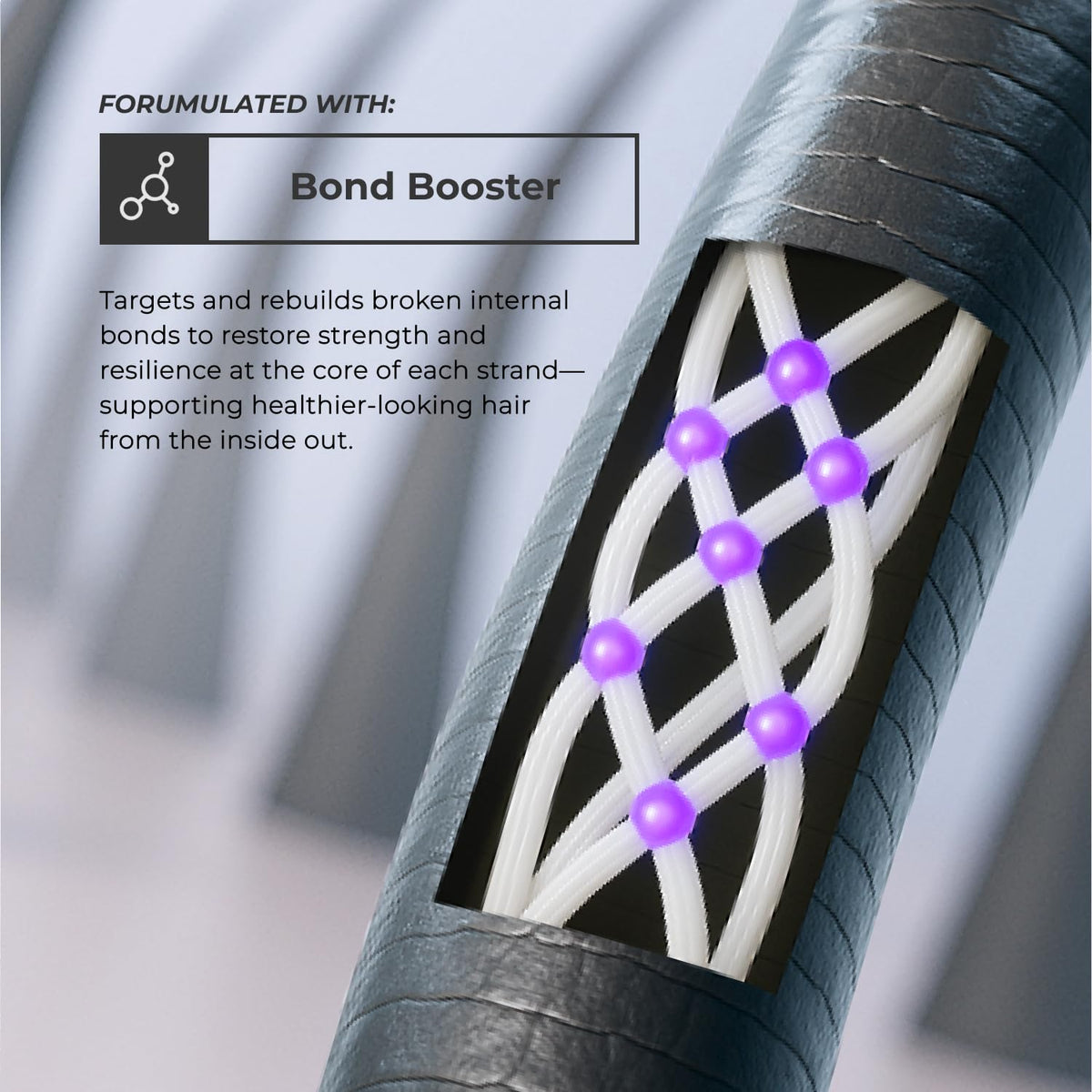 XMONDO pump dispenser close-up demonstrating easy, controlled product dispensing