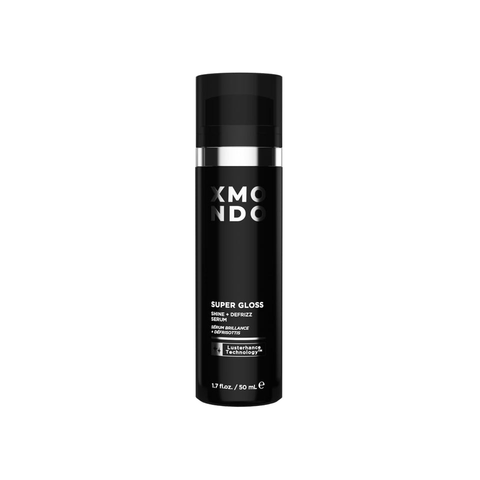 XMONDO bottle front view showing sleek packaging and instant shine