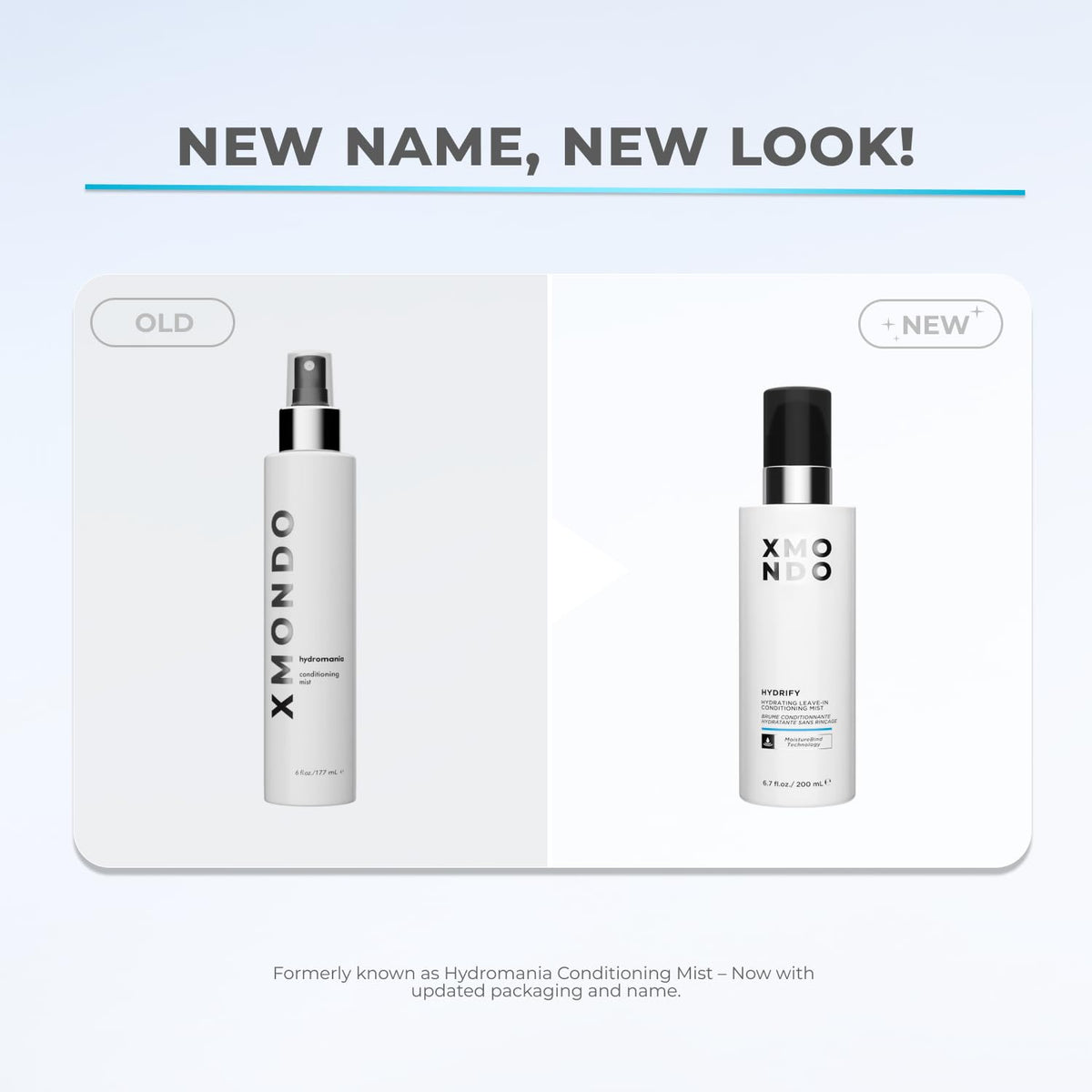 XMONDO mist spray action close-up demonstrating even coverage