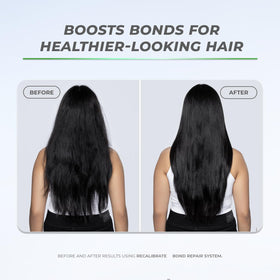 XMONDO product in shower applied to mid-lengths, shows real-use hydration benefit