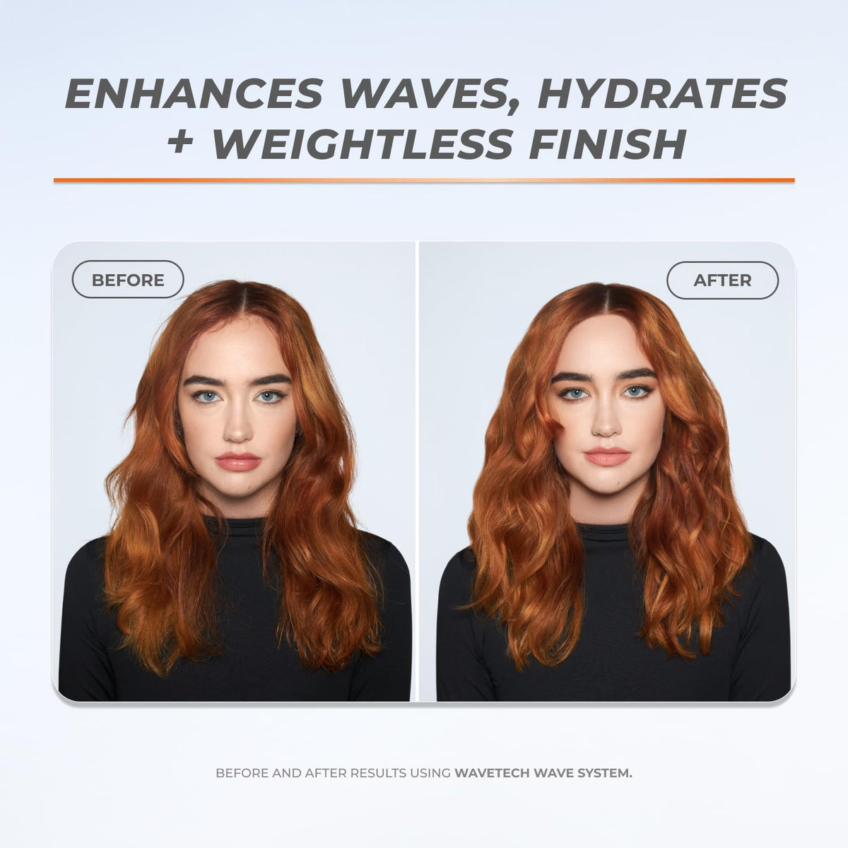 XMONDO cream applied to a hair strand showing hydration and definition