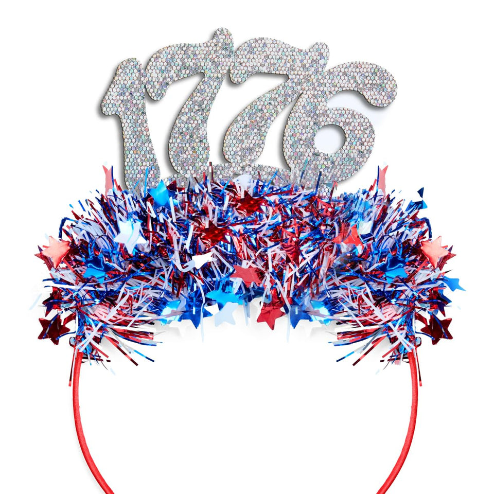 xo, Fetti front view showing full headband and patriotic impact