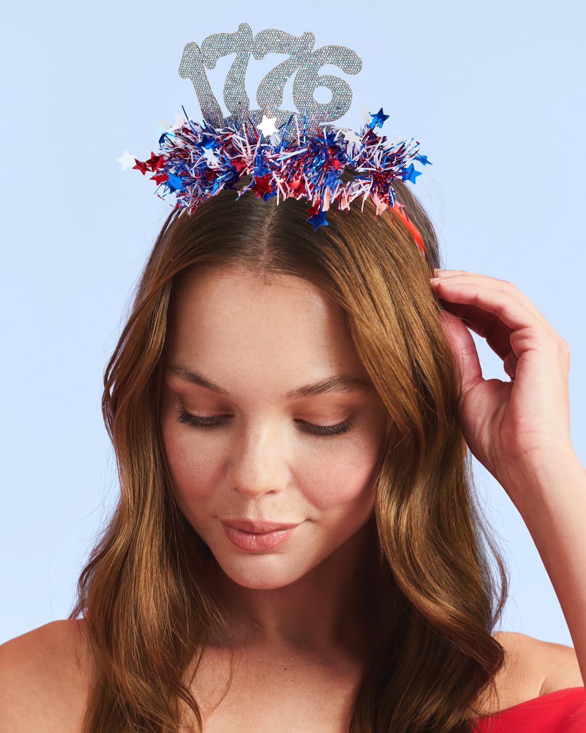 xo, Fetti star accents close-up creating sparkle and contrast