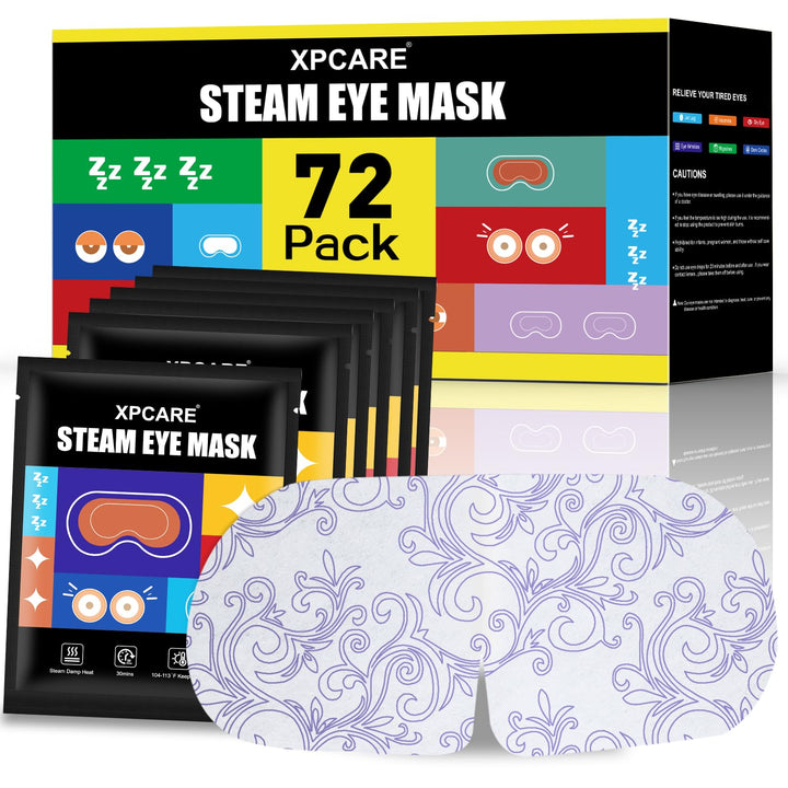 XPCARE front packaging box showing 72-pack convenience and value