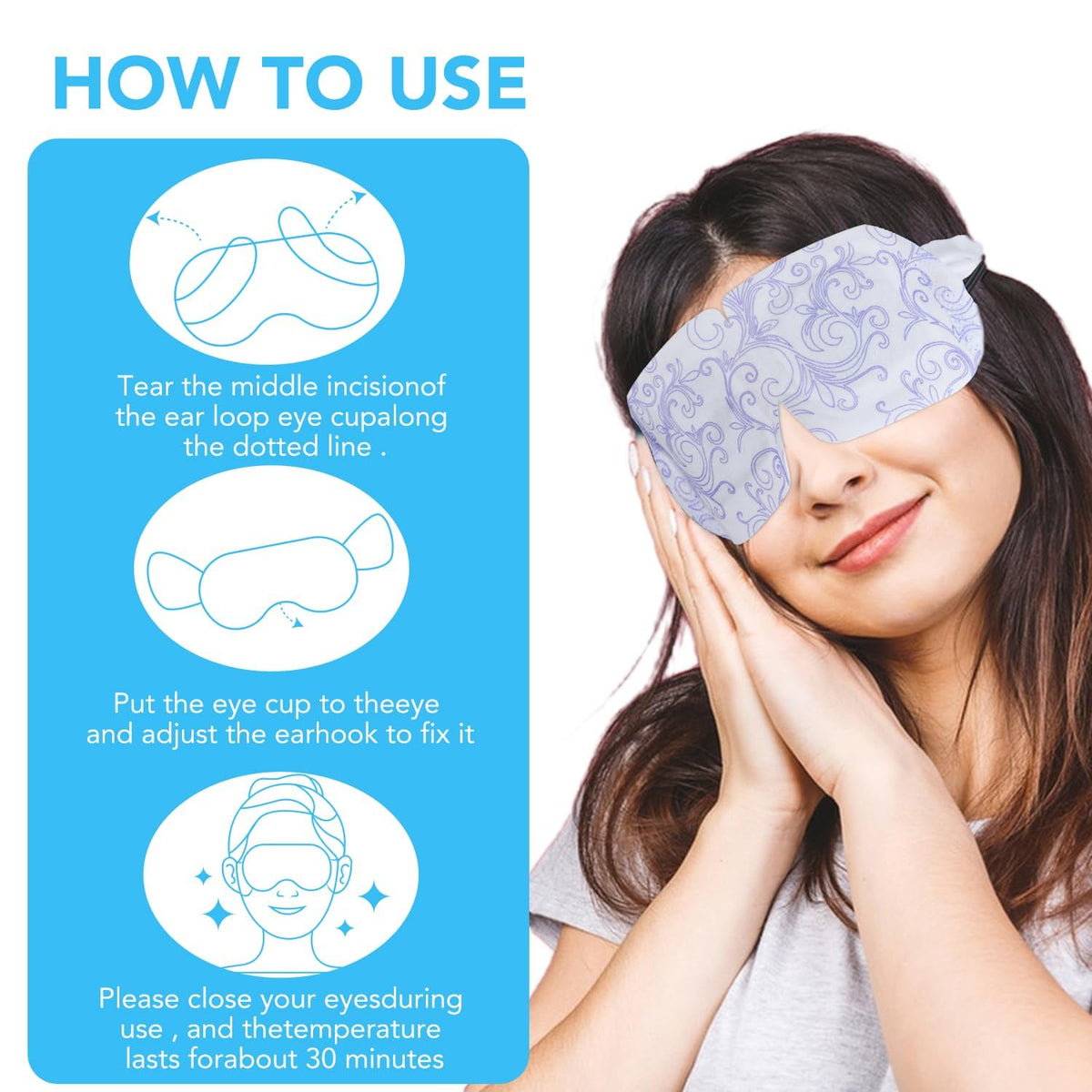 XPCARE mask beside a hand for size comparison and easy carry benefit