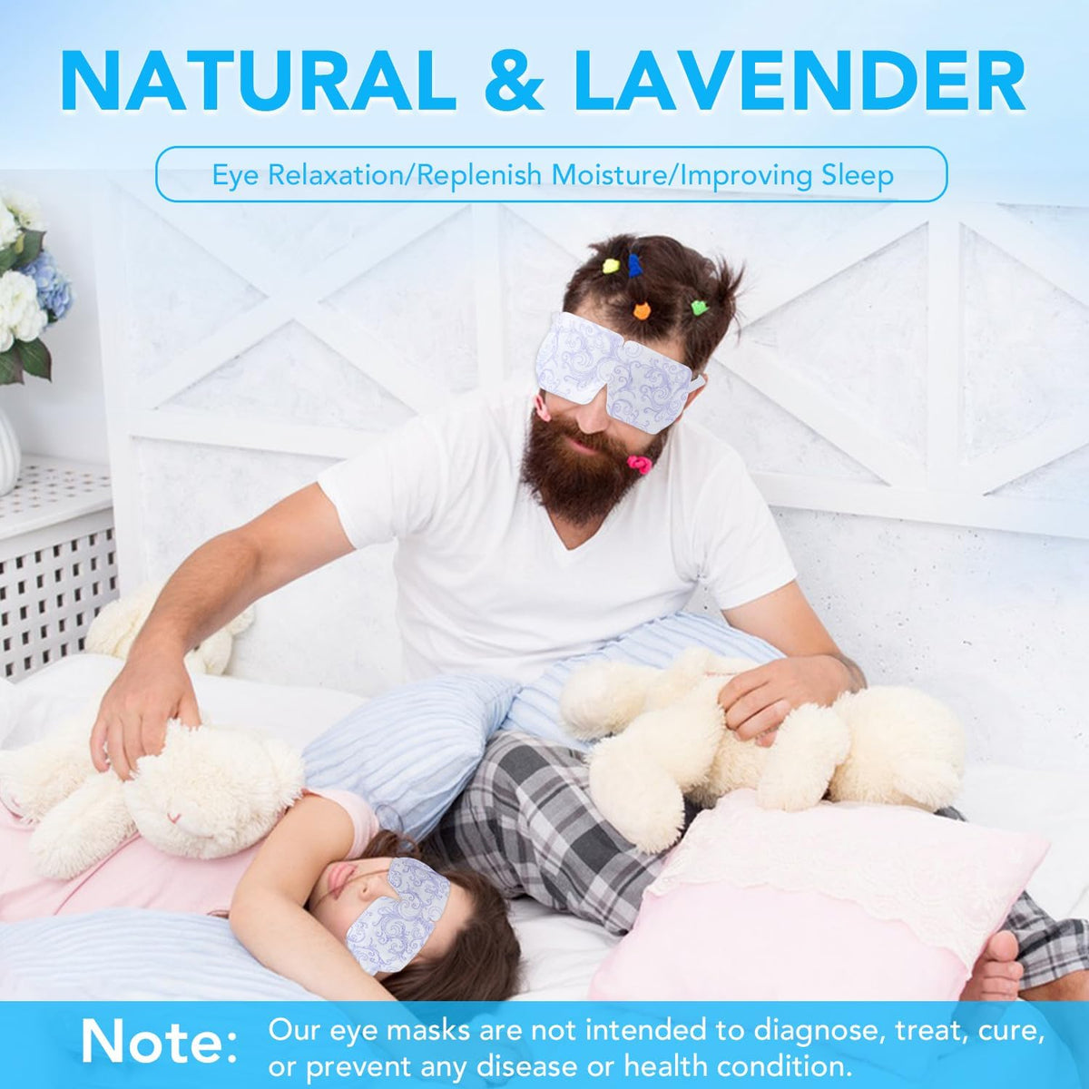 XPCARE opened mask with visible steam detail illustrating moist heat relief