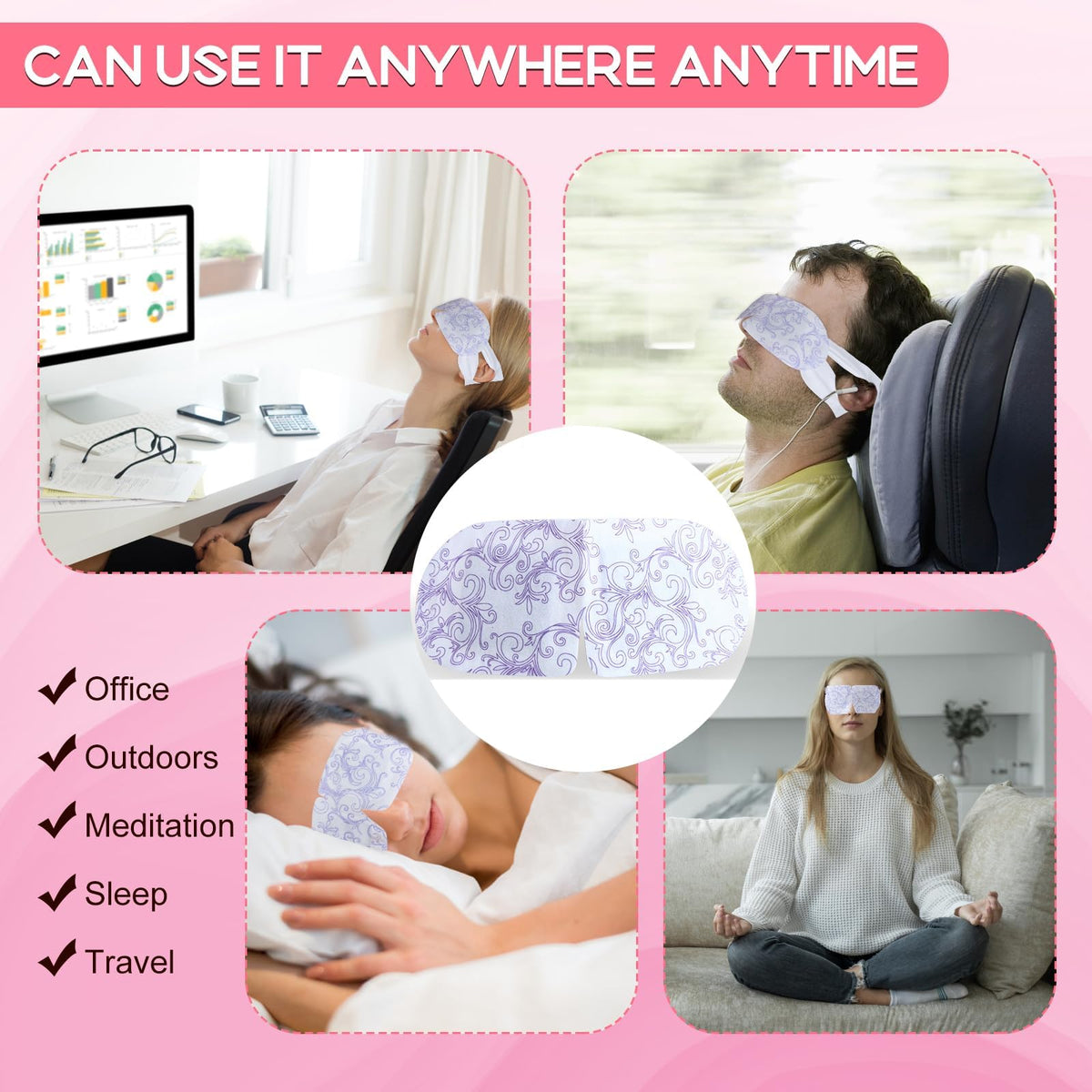 XPCARE travel pouch with masks ready for flights and short naps
